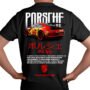 PRayo Modelo Playera Autos Negra Hombre Porsche 911 GT3 RS Casual Urbano
