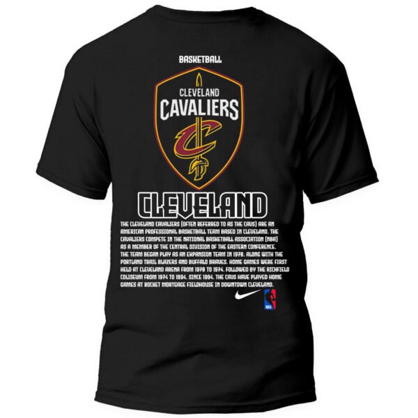 Playera Negra Hombre Cleveland Cavaliers Casual Urbano