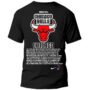 Playera Negra Hombre Chicago Bulls Casual Urbano