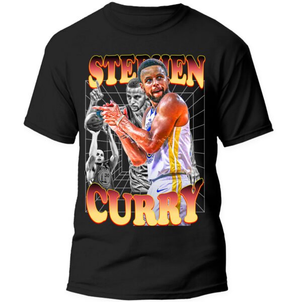Playera Negra Hombre Stephen Curry Casual Urbano
