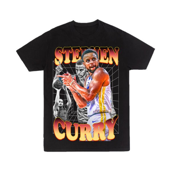 Playera Negra Hombre Stephen Curry Casual Urbano