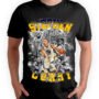 Playera Negra Hombre Stephen Curry Casual Urbano