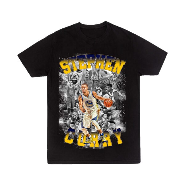 Playera Negra Hombre Stephen Curry Casual Urbano