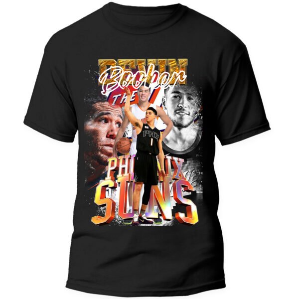 Demin 3 Playera Negra Hombre Devin Booker Casual Urbano