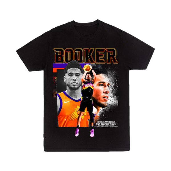 Demin2 3 Playera Negra Hombre Devin Booker Casual Urbano