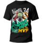 Playera Negra Hombre Giannis Antetokounmpo Casual Urbano