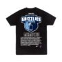 Grizzlies Espalda Playera Playera Negra Hombre Memphis Grizzlies Casual Urbano