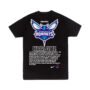 Playera Negra Hombre Charlotte Hornets Casual Urbano