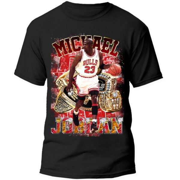 Jordan 3 Playera Negra Hombre Michael Jordan Casual Urbano