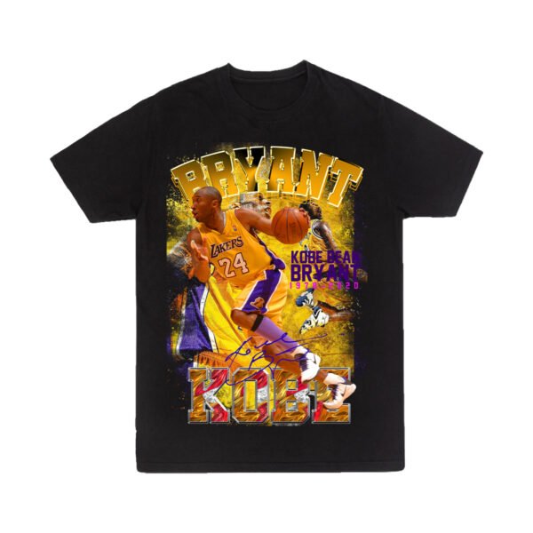 Playera Negra Hombre Kobe Bryant Casual Urbano