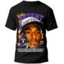 KB12 3 Playera Negra Hombre Kobe Bryant Casual Urbano