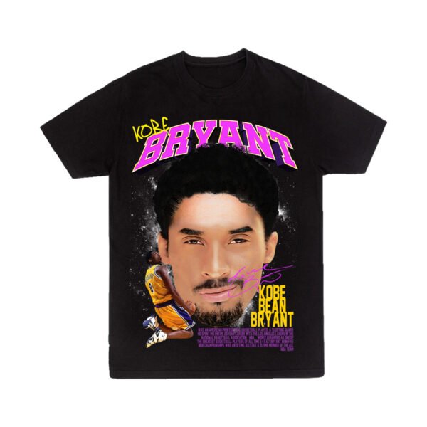 KB13 3 Playera Negra Hombre Kobe Bryant Casual Urbano