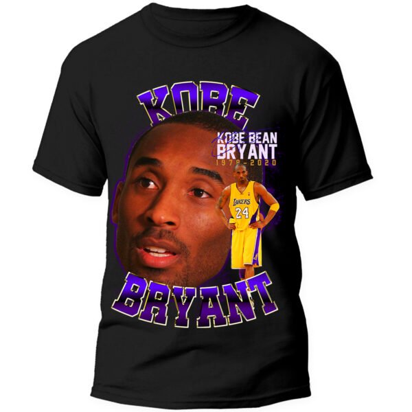 KB14 3 Playera Negra Hombre Kobe Bryant Casual Urbano