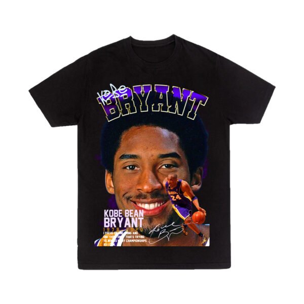KB16 1 Playera Negra Hombre Kobe Bryant Casual Urbano