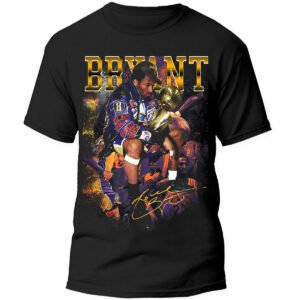 Playera Negra Hombre Kobe Bryant Casual Urbano