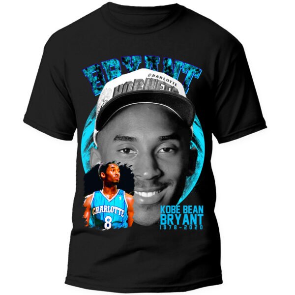 KB6 3 Playera Negra Hombre Kobe Bryant Casual Urbano