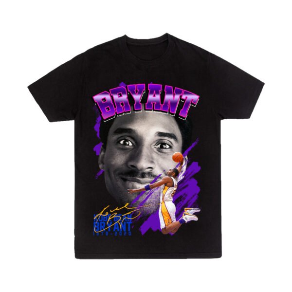 KB8 1 Playera Negra Hombre Kobe Bryant Casual Urbano