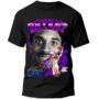 KB8 3 Playera Negra Hombre Kobe Bryant Casual Urbano
