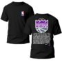 Playera Negra Hombre Sacramento Kings Casual Urbano