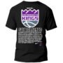 Playera Negra Hombre Sacramento Kings Casual Urbano