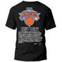 Playera Negra Hombre New York Knicks Casual Urbano