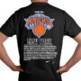 Playera Negra Hombre New York Knicks Casual Urbano