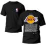 Lakers Doble Playera Negra Hombre Los Angeles Lakers Casual Urbano