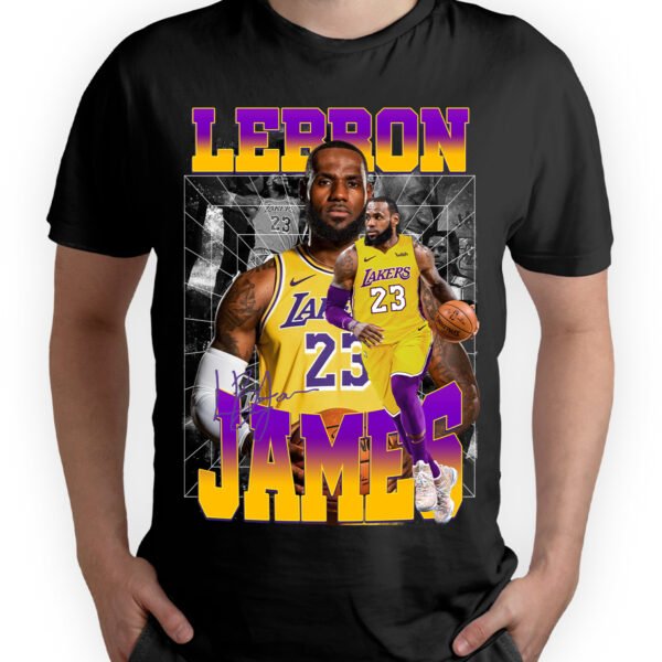 Lebron 2 Playera Negra Hombre Lebron James Casual Urbano
