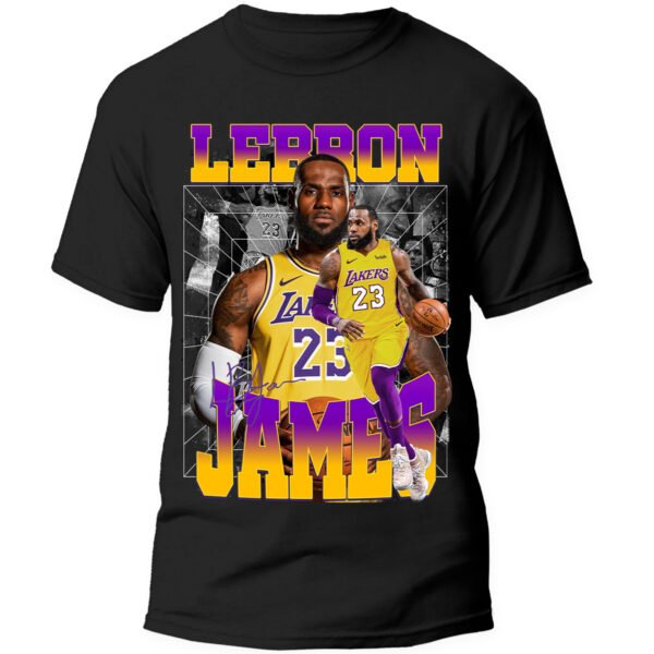 Lebron 3 Playera Negra Hombre Lebron James Casual Urbano