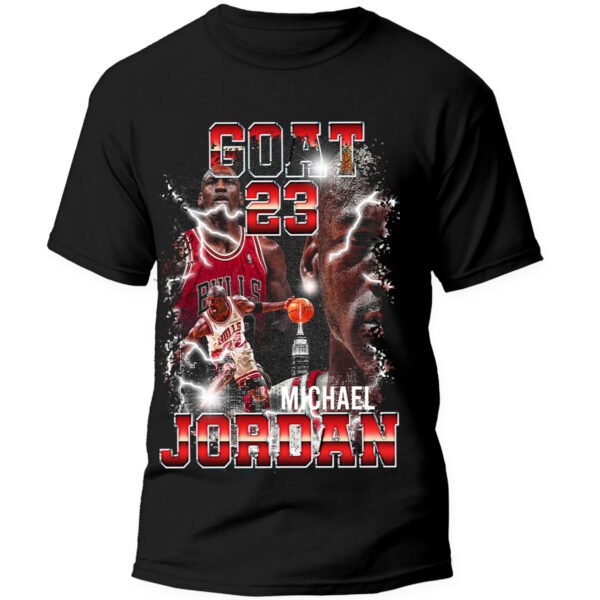 Playera Negra Hombre Michael Jordan Casual Urbano