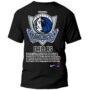 Playera Negra Hombre Dallas Mavericks Casual Urbano