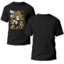 Playera Anime Negra Hombre Dragon Ball Z Casual Urbano