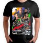 Playera Negra Hombre Rápidos y Furiosos Casual Urbano