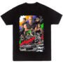 Playera Negra Hombre Rápidos y Furiosos Casual Urbano