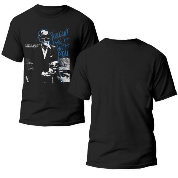 Mesa de trabajo 17-100 Playera Negra Hombre Scarface Casual Urbano