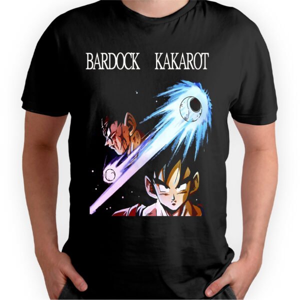 Playera Anime Negra Hombre Dragon Ball Z Casual Urbano