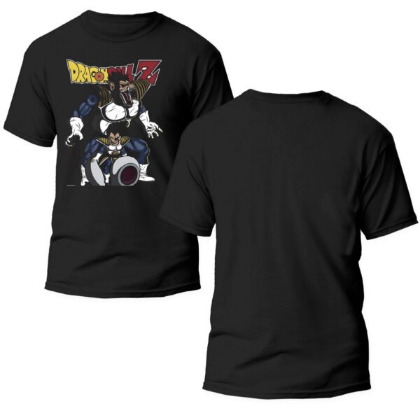 Playera Anime Negra Hombre Dragon Ball Z Casual Urbano
