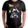 Playera Anime Negra Hombre Dragon Ball Z Casual Urbano