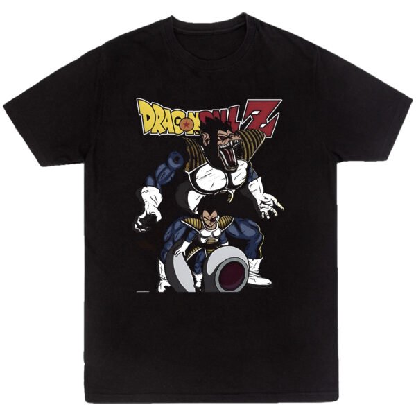 Playera Anime Negra Hombre Dragon Ball Z Casual Urbano