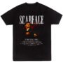 Mesa de trabajo 28-100 Playera Negra Hombre Scarface Casual Urbano