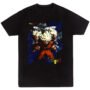 Playera Anime Negra Hombre Dragon Ball Z Casual Urbano
