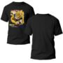 Playera Anime Negra Hombre Dragon Ball Z Casual Urbano