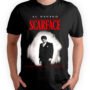 Playera Negra Hombre Scarface Casual Urbano