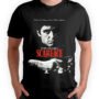 Mesa de trabajo 35-100 Playera Negra Hombre Scarface Casual Urbano