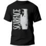 Mesa de trabajo 38-100 Playera Negra Hombre Scarface Casual Urbano