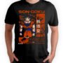 Playera Anime Negra Hombre Dragon Ball Z Casual Urbano