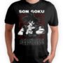 Playera Anime Negra Hombre Dragon Ball Z Casual Urbano