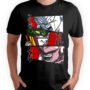 Playera Anime Negra Hombre Dragon Ball Z Casual Urbano