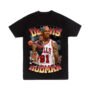 Rodman2 3 Playera Negra Hombre Dennis Rodman Casual Urbano