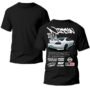 Playera Autos Negra Hombre Nissan Silvia S15 Casual Urbano